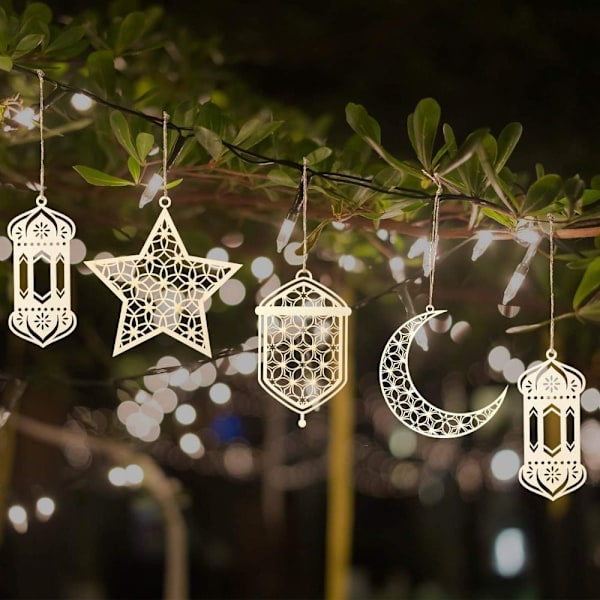 3/10 kpl Mubarak-riipus Eid Mubarak -koriste D-10PCS