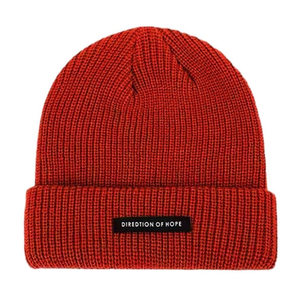 Strikkede Beanies Vinter Efterår Huer HVID White