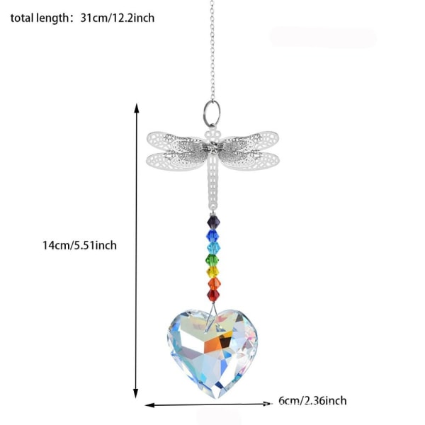 Crystal Sun Catcher Rainbow Prisms Riipus 1 1 1