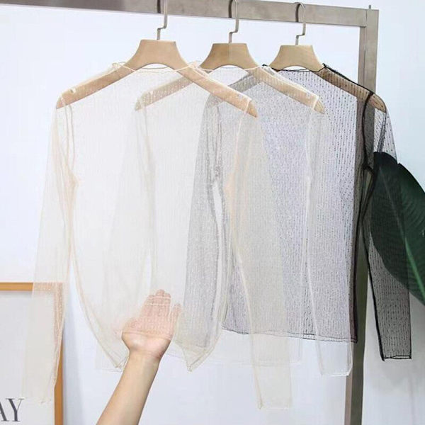 T-paita Topit See Through Pusero BEIGE Beige
