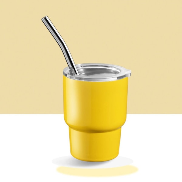 Mini Kaffekopp Isoleringskopp GUL yellow