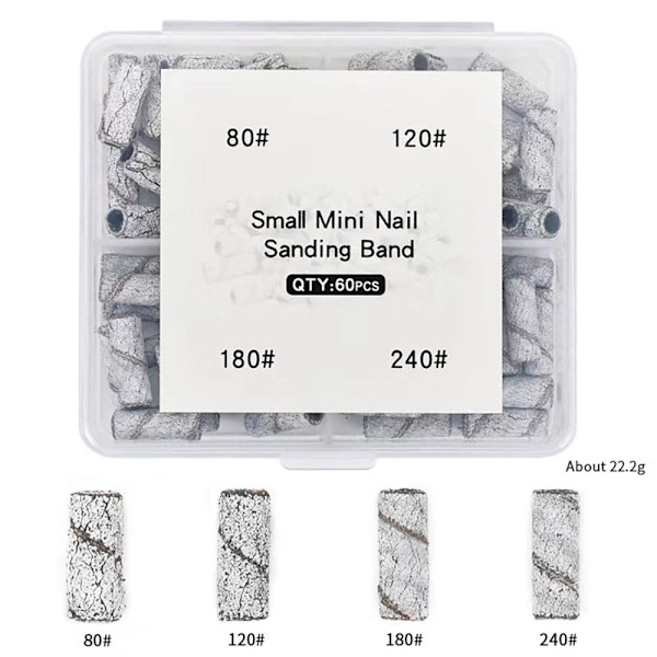 Nagellacksslipfilar Nagelborr 180 FINE GRIT 180 180 Fine Grits