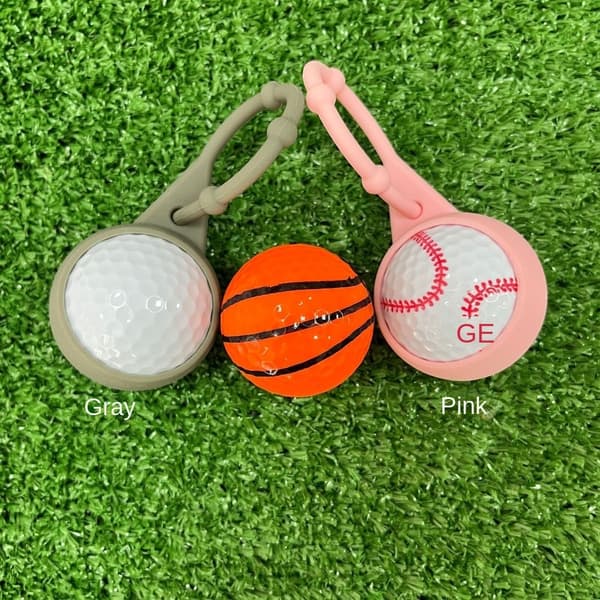 Golfpallon vyöpidike avaimenperä, HARMAA Grey