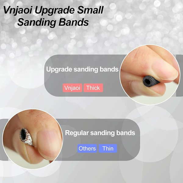 Nagellacksslipfilar Nagelborr 120 FINE GRIT 120 120 Fine Grits