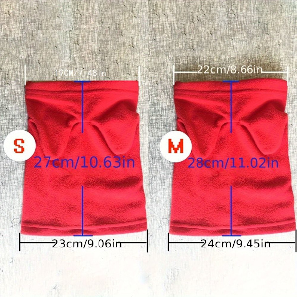 Vintervarma hundmössor Dog's Fleece Bat Hat RÖD M red M