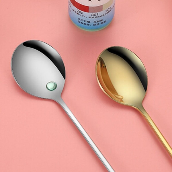 Lollipop Spoon Jälkiruokalusikka SILVER PINK&HAARUKA PINK&HAARUKA Silver Pink&Fork-Pink&Fork