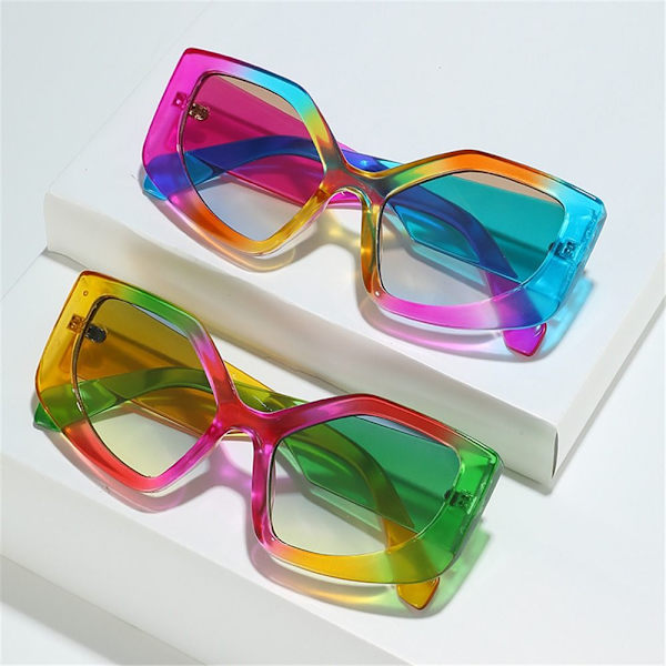 Cat Eye Solbriller Polygon Solbriller LEOPARD LEOPARD Leopard