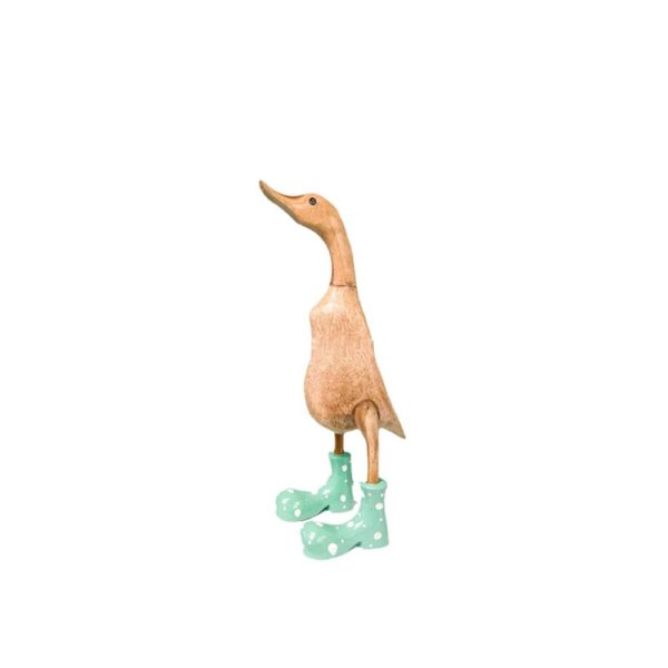 Plettet gummistøvler Duck Resin Duck Ornament GRØN S Green S