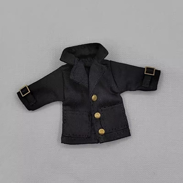 Windbreak Coat Dolls Jakke Coat SORT Black