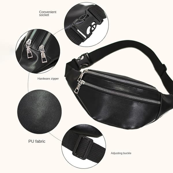 Midjeväska Magväska BRUN Brown