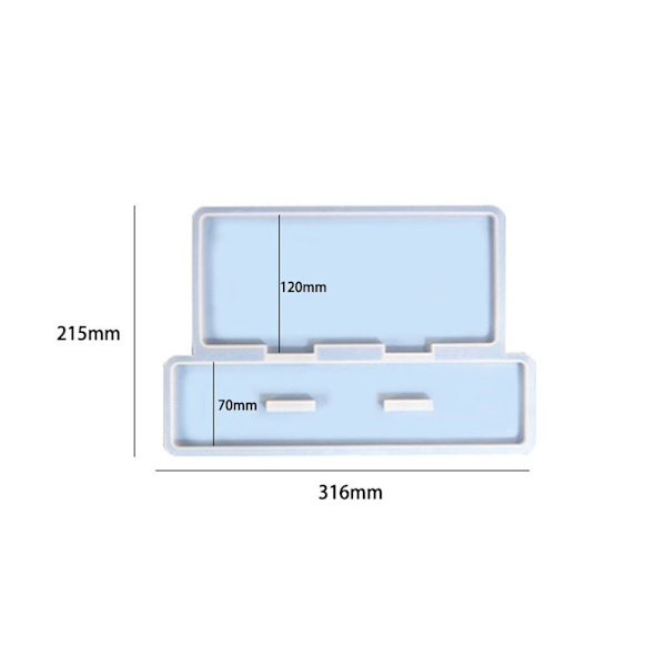 Fotorammeform Billedramme Silikoneform E E E
