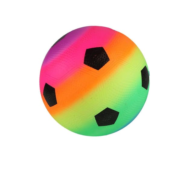 Regnbågsfärgad badboll Barnfotboll A A A