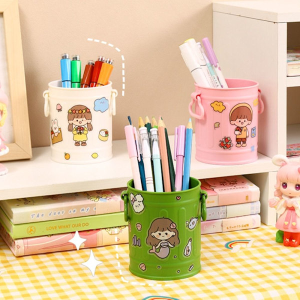 1 kpl kynälaatikko Tiny Things Säilytys VIHREÄ VIHREÄ green