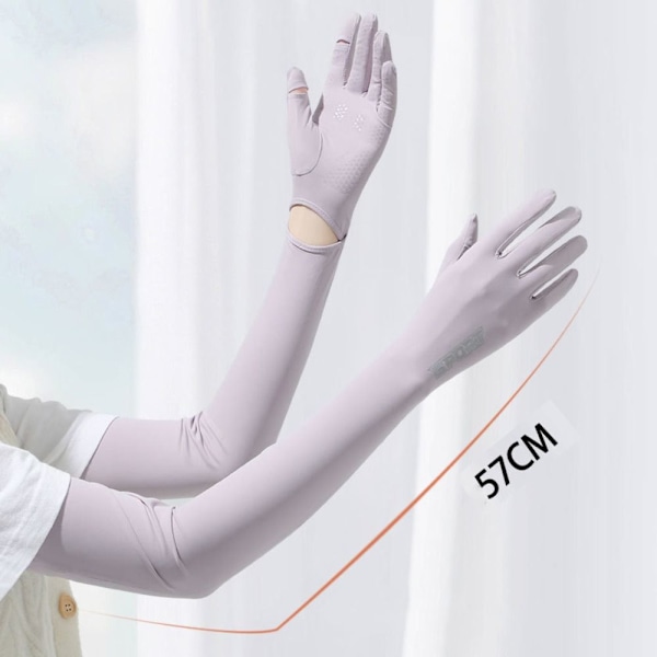 Ice Silk Sleeve Solbeskyttelsesærmer GRÅ grey