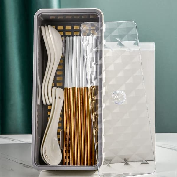 Bestikkbeholder Chopstick Cage HVIT White