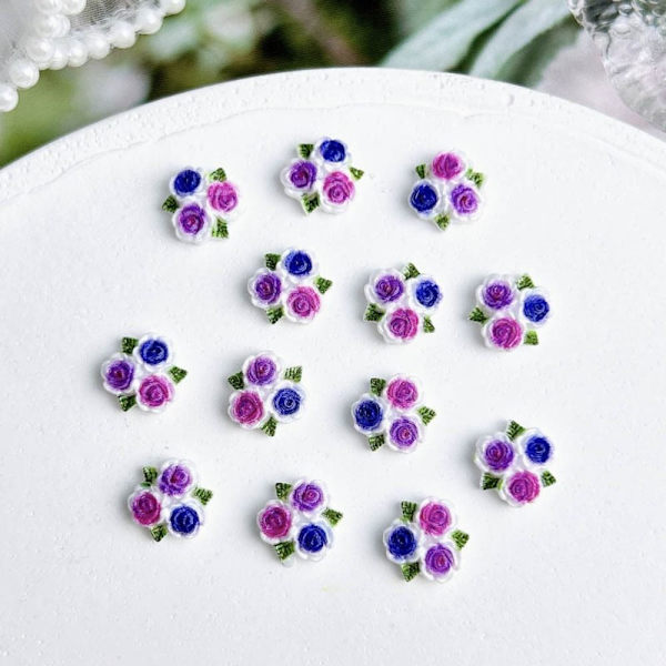 Nail Decor Flatback Ornament MULTICOLOR #1 Multicolor #1