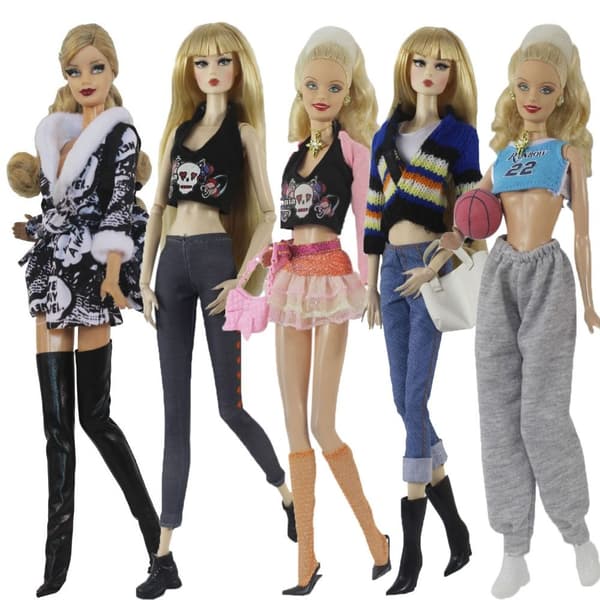 30 cm jakker til dukker, cardigans, kjoler 3 3 3