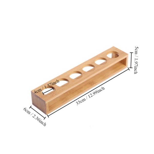 Shot Glass Holder Shot Glass Skuff TRE-RETT TRE-RETT Wood-Straight