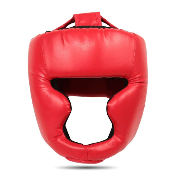 Boxningshjälm Taekwondo Huvudvakt BARN RÖD BARN RÖD Children Red