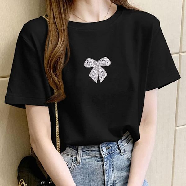 Bow Knot Rhinestone Patches Applikationer Patches Plagg