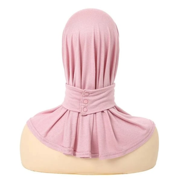 Muslimsk Turban Head Wraps skjerf ROSA Pink