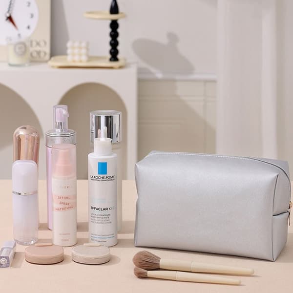Makeuptaske Kosmetiktaske SØLV S Silver S