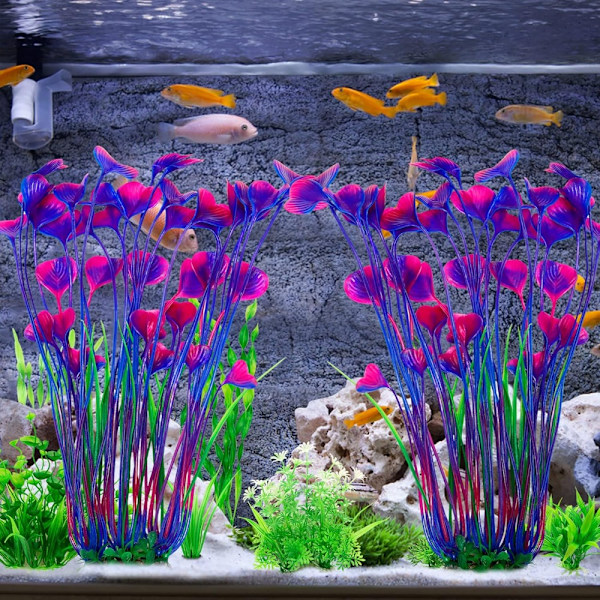 2 STK kunstige vandplanter akvarieplanter A A A