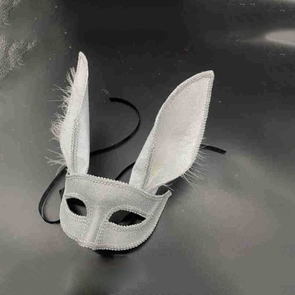 Venetian Mask Plast Ögonmask VIT White