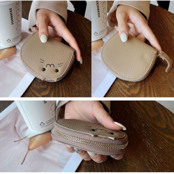 Mini Card Wallet ID-kortholder BRUN brown