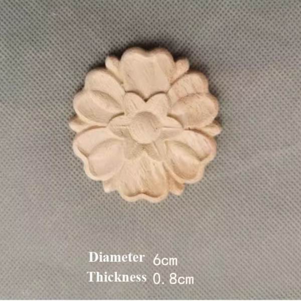 Træudskårne håndværk Træfigurer Håndværk 7X4.5CM4 4 7x4.5cm4