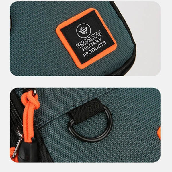 Brysttaske Messenger Bag SORT Black