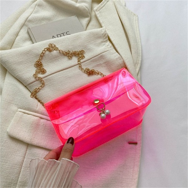 Kedja Axelväska Crossbody-väska VIT white
