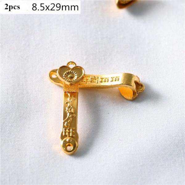 2/10 stk 1:12 Dukkehusmynt Miniatyrgullstenger 3 3 3
