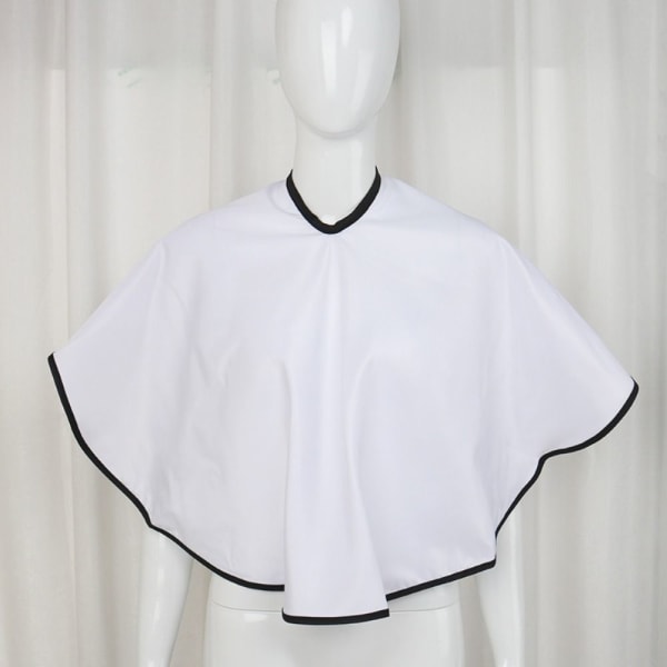 Hair Cutting Cape Dyed hårsjal HVID white