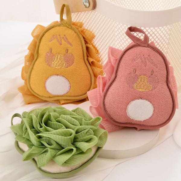 Badbollar Dusch Mesh GUL yellow
