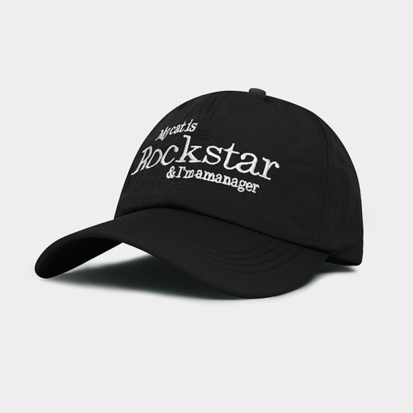 Brevbroderi Baseballkepsar Snapback Mössor MÖRKGRÅ dark grey