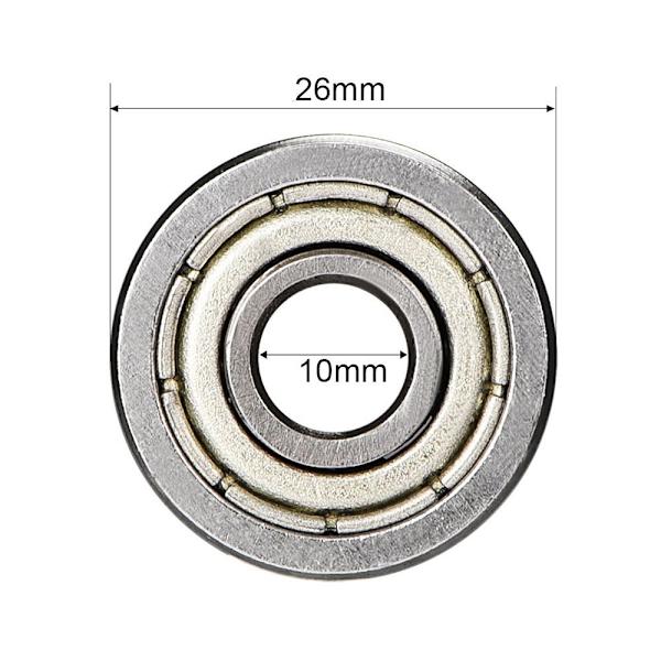10 stk dybe rille kuglelejer Skateboard kuglelejer 6000ZZ 6000ZZ 10x26x8mm