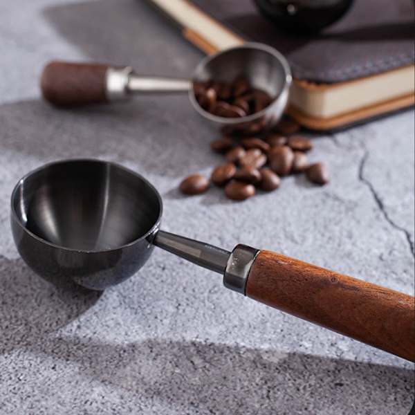 2 Stk Kaffe Måleske Kaffe Målekop SØLV Silver