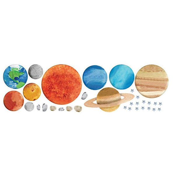 Självhäftande Planet Wall Stickers Wall Stickers STYLE 1 STYLE 1 style 1