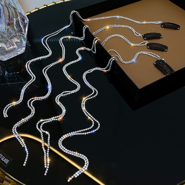 Crystal Chain Hårnål Dingle Hårnål E E E