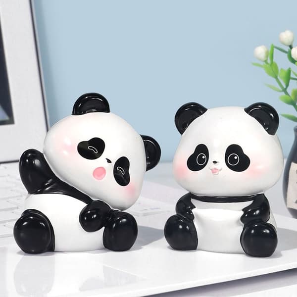 Panda Dekorativa Prydnader Heminredningsprydnader A A A