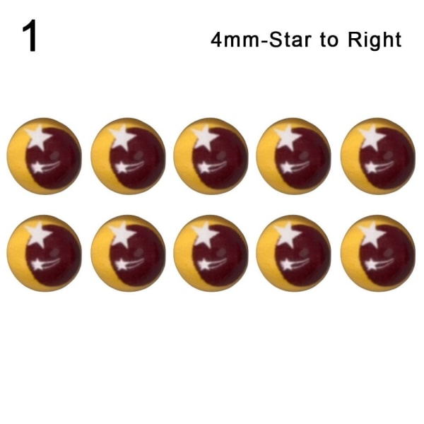 10 st/5 par Eyes Crafts Eyes Puppet Crystal Eyes 4MM-STAR TO 4mm-Star to Right1
