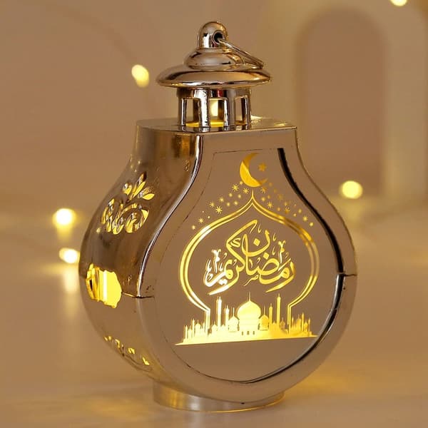 Eid Mubarak -lamppu Ramadan LED-valot VÄRI 5 VÄRI 5