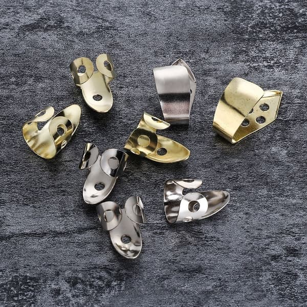 4 st Gitarrplektrum Basplektrum GULD gold