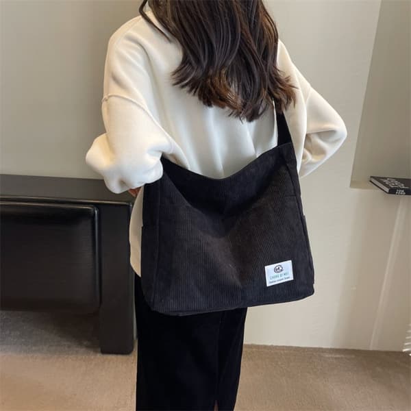 Dame skuldertaske mulepose BRUN brown
