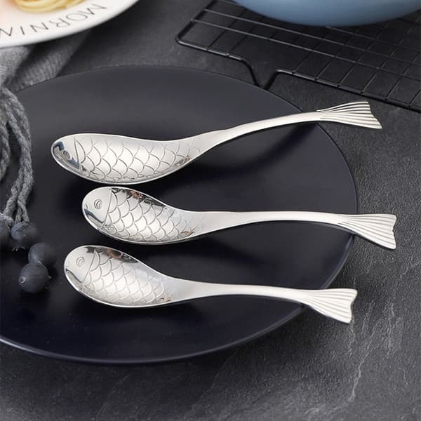 Dessertsked Guldpläterad sked SILVER S Silver S
