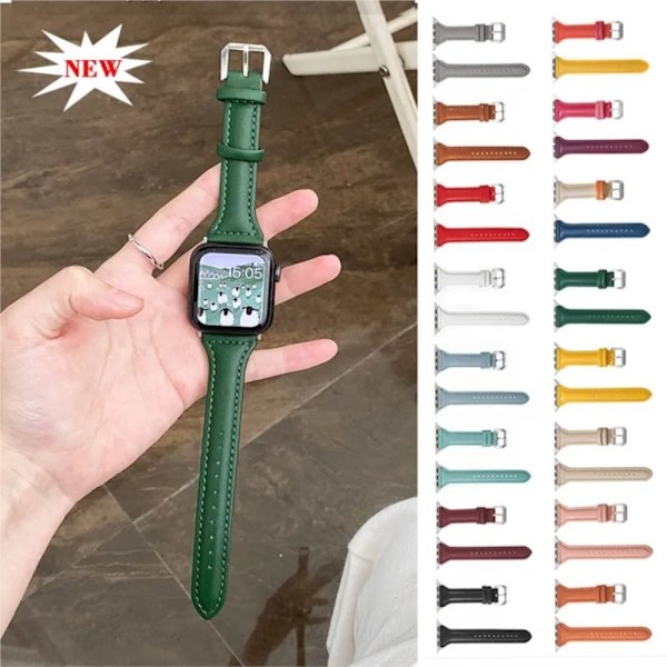 Läderrem Klockarmband KAFFE Coffee