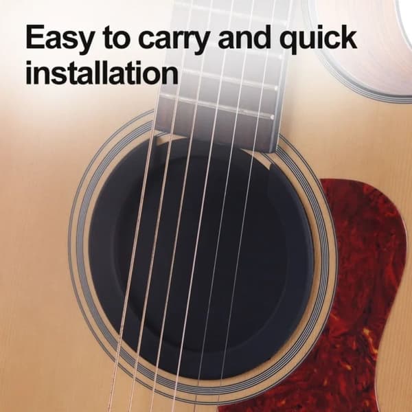 Gitar Silikon Lydhull Deksel Svak Buffer Plugg 10CM 10cm