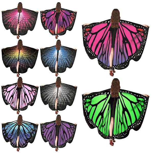 Butterfly Cape Butterfly Wings Sjal 04 04 04