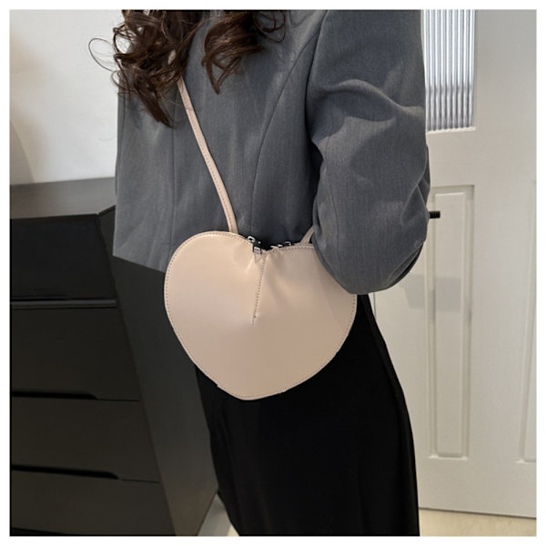 Heart Skuldertaske Håndtaske SORT Black